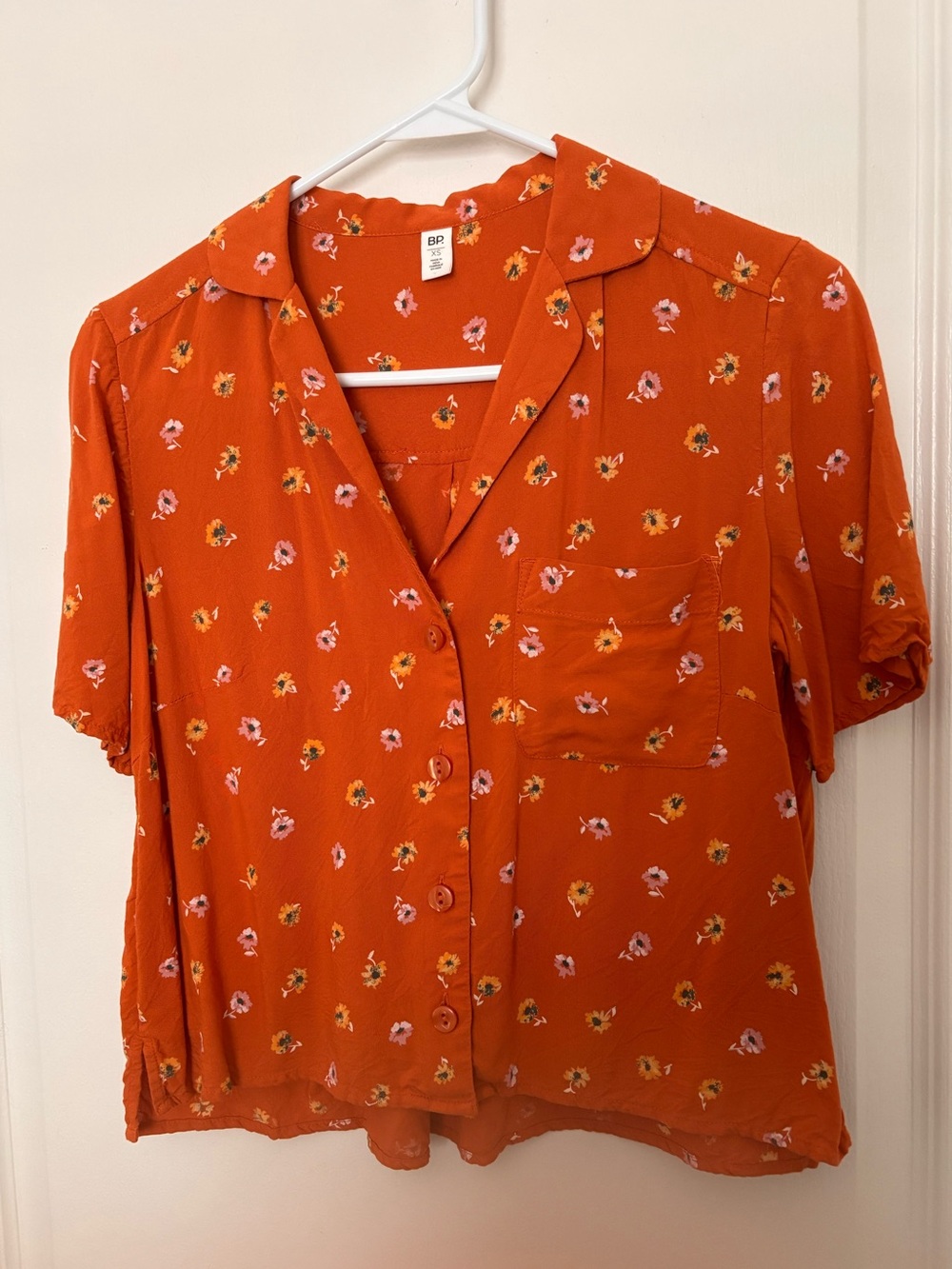 Nordstrom BP Button Down Short Sleeve Top
